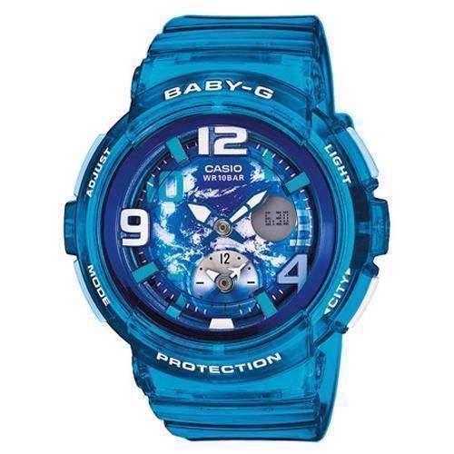 Image of lyse blå Baby-G quartz multifunktion (5382) Dame ur fra Casio